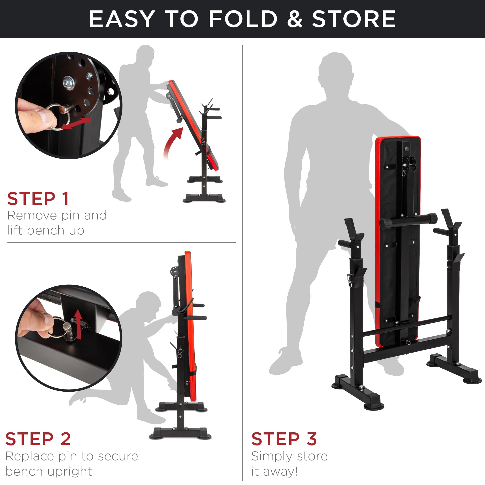 Adjustable Weight Bench with 330 Lbs.