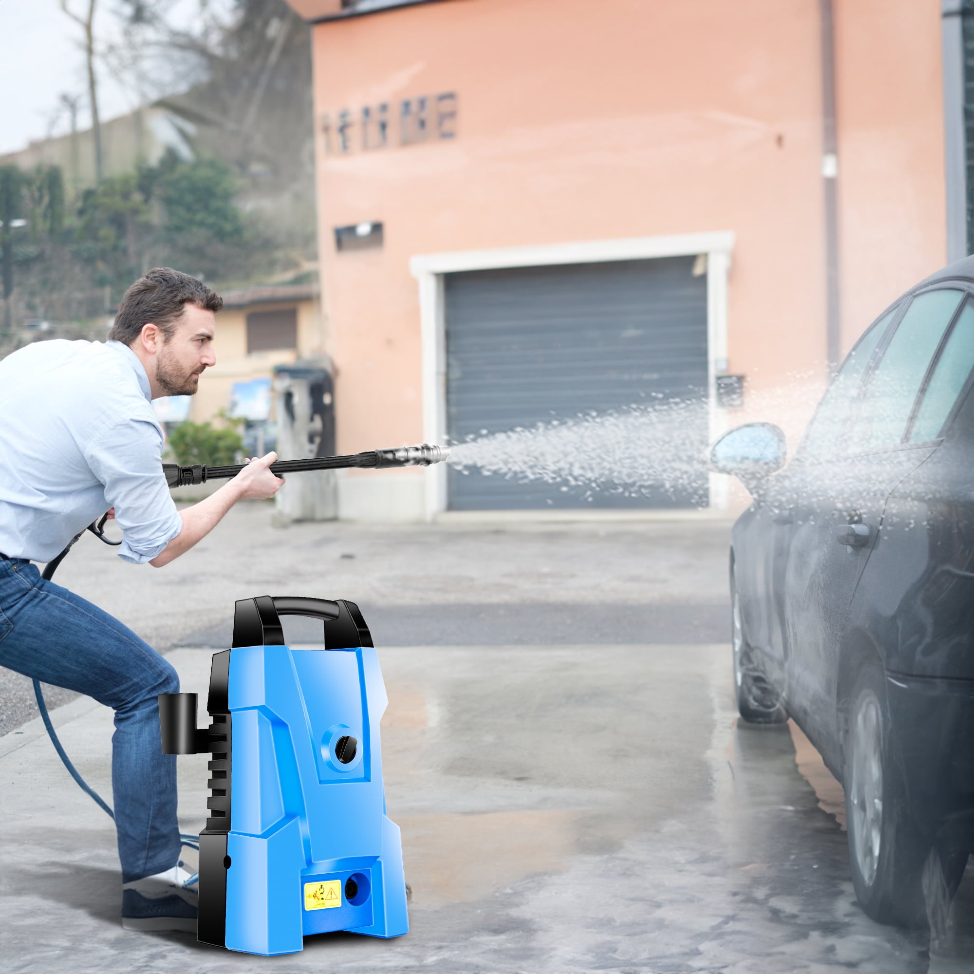 2000-PSI 2.3-GPM Electric Pressure Washer 1800W High Pressure Washer Cleaner Machine - 2000 PSI