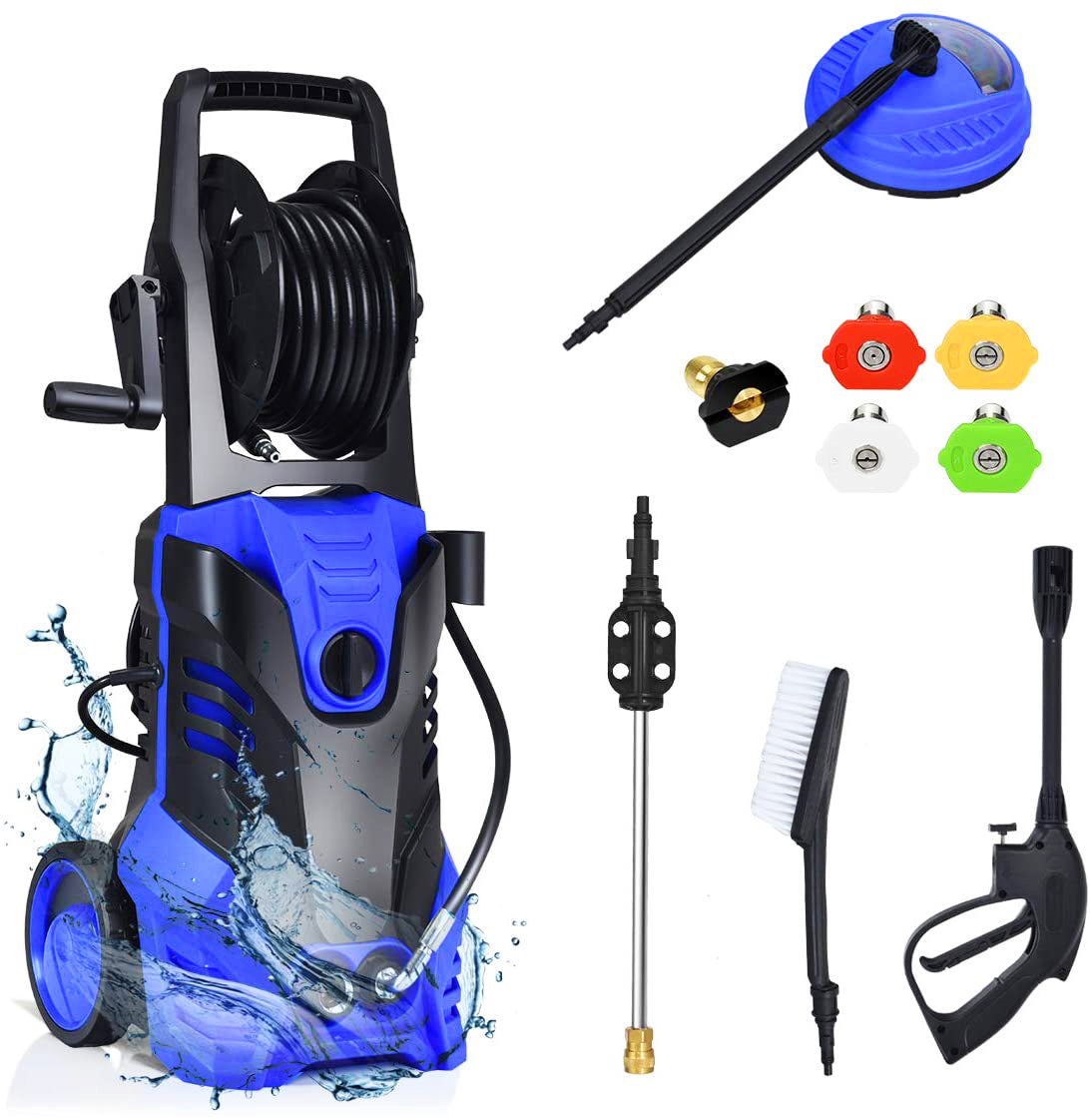 2200W 2.0 GPM Electric Pressure Washer with 5 Nozzles