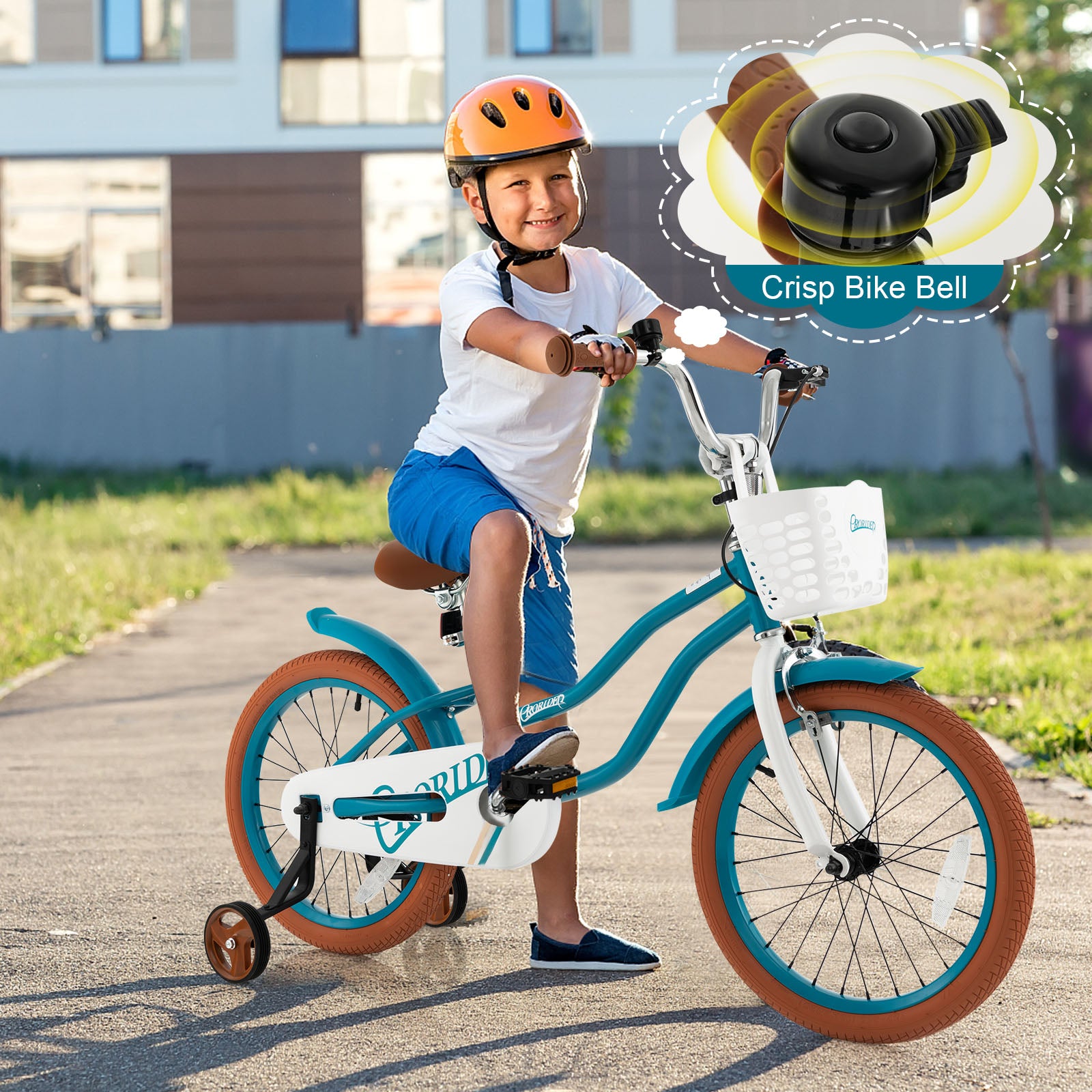 18'' Children Bicycle with Front Handbrake and Rear Coaster Brake