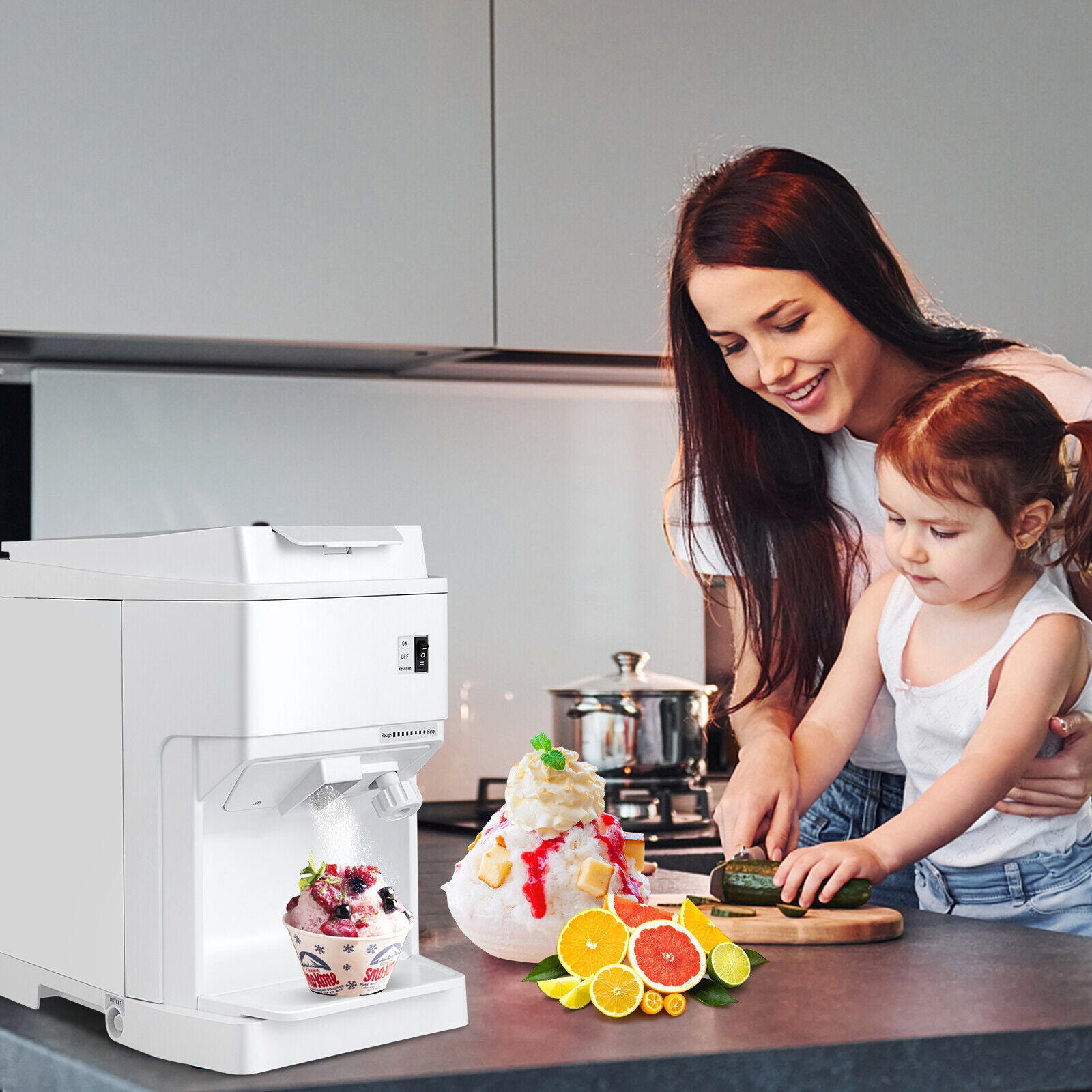 460W Snow Cone Maker Machine Shaver Adjustable